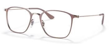 レトロRG Ray Ban RX6466 2973 Eyeglasses Beige/Copper Full Rim Square