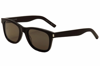 Saint Laurent SL51 002 Sunglasses Men's Black/Smoke Grey