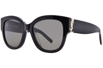 サングラス SAINT LAURENT Woman Sunglasses Black 1 SLM103 005 Saint Laurent SLM103 001 Sunglasses Women's Black/Grey