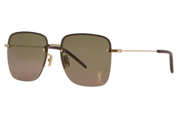 Saint Laurent Sunglasses Women's SL-312-M 003 Gold/Green Gradient