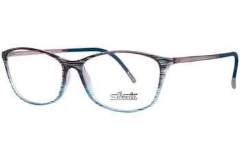 Silhouette Eyeglasses SPX Illusion 1603 6610 Mint Gradient 53-14-135