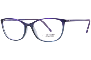Silhouette SPX-Illusion 1617 Eyeglasses 4010 Tricolore Grape Silhouette SPX-Illusion 1617 Eyeglasses 4010 Tricolore Grape