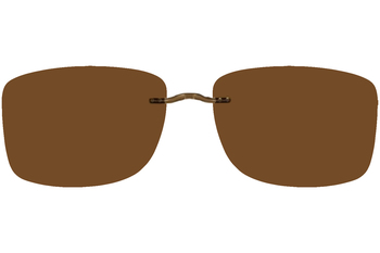 Silhouette TMA Titan Minimal Art The-Icon 5541 Clip-On Polarized Sunglasses