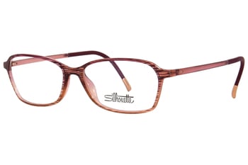 Silhouette Eyeglasses SPX Illusion 1605 2530 Tricolore Peach