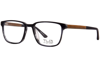 TLG NU056 Eyeglasses Men's Full Rim Square Shape