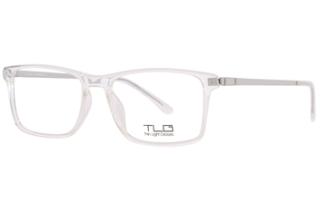 TLG Thin Light Glasses NU058 Titanium Eyeglasses Men's Full Rim Rectangle Shape