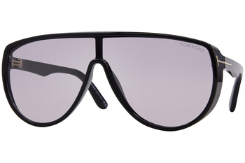 Tom Ford Women's Tripp TF666 TF/666 54W Shiny Red Havana
