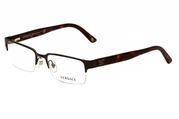 Versace Men's Eyeglasses VE1184 1184 Half Rim Optical Frame
