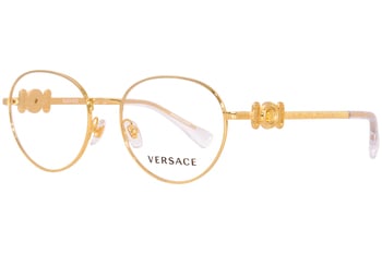 その他 VERSACE 1009548 1A07261 Versace VK1002 1002 Eyeglasses Youth Kids Girl's Gold Full