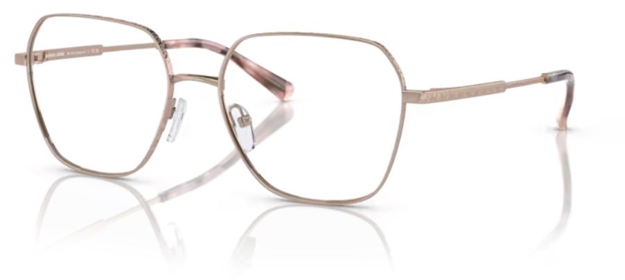 Michael Kors スクエアフレムメカネ MK3071 1108 Michael Kors Avignon MK3071 1108 Eyeglasses Women's Rose