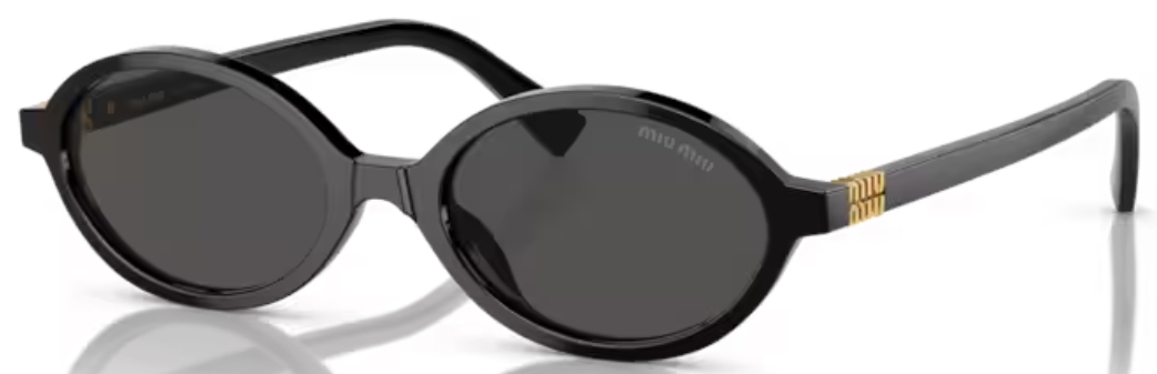 Miu Miu MU 04ZS 1AB5S0 Sunglasses Women's Black/Dark Grey 50