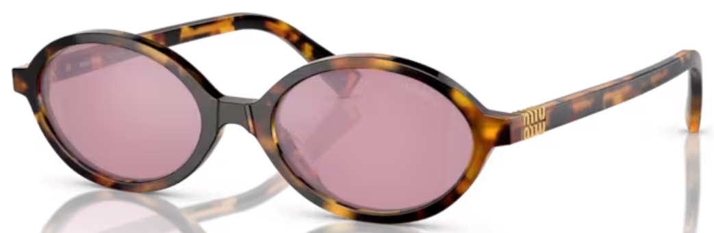 日本限定 Miu Miu Havana/Pink Honey Women's Sunglasses VAU50D 04ZSF MU バッグ