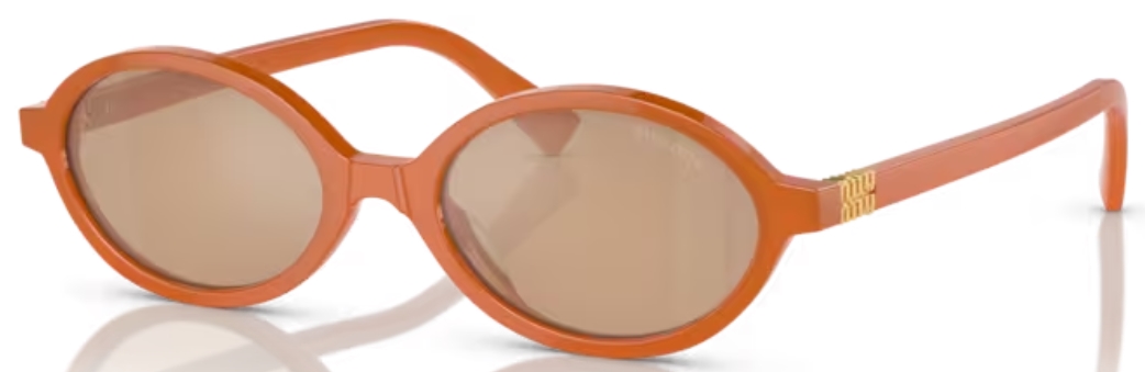 Miu Miu MU 04ZS 11V40D Sunglasses Women's Turmeric Opal