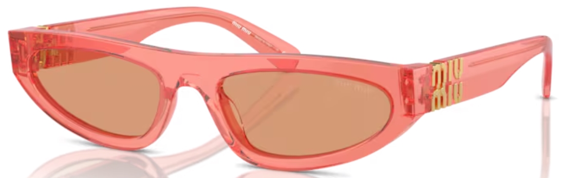 MIU MIU キャットアイサンクラス MU07ZS 14T07V Miu Miu MU 07ZS 14T07V Sunglasses Women's Tulip Transparent