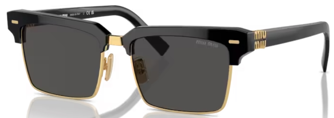 MIU MIU スクエアフレムサンクラス MU10YS 1AB5D1 Miu Miu MU 10YS 1AB5D1 Sunglasses - US