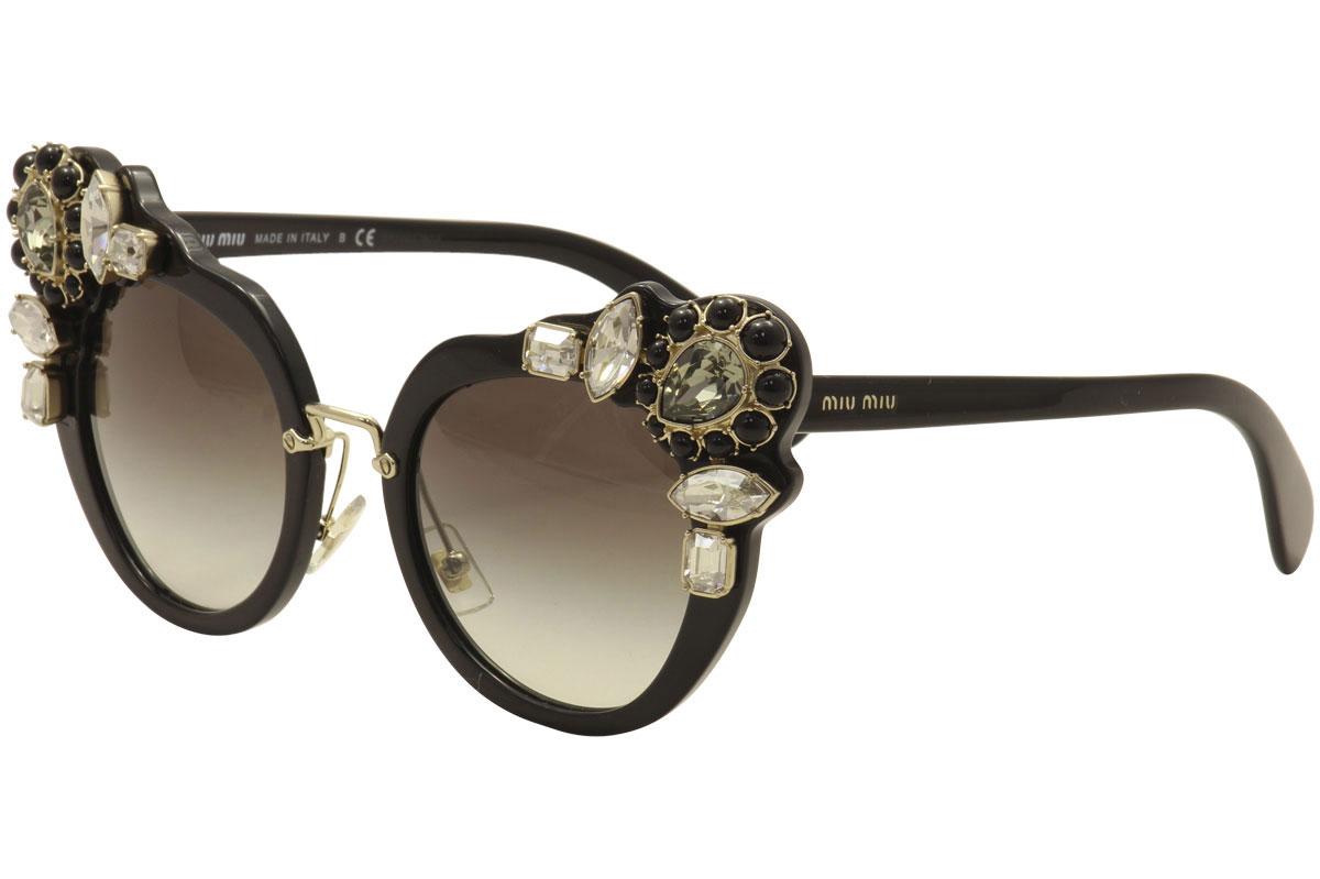Miu Miu Women's SMU04S SM/U04S Fashion Sunglasses | EyeSpecs.com