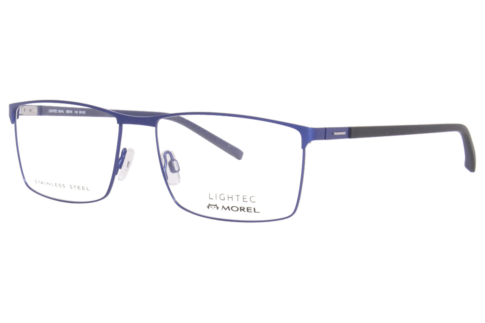 Morel Eyeglasses Frame Men's Lightec 8244L BN021 Blue/Black 5616145