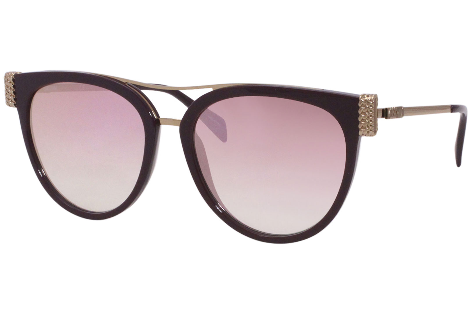 Moschino MOS023/S 0T7VQ Sunglasses Women's Plum-Gold/Purple