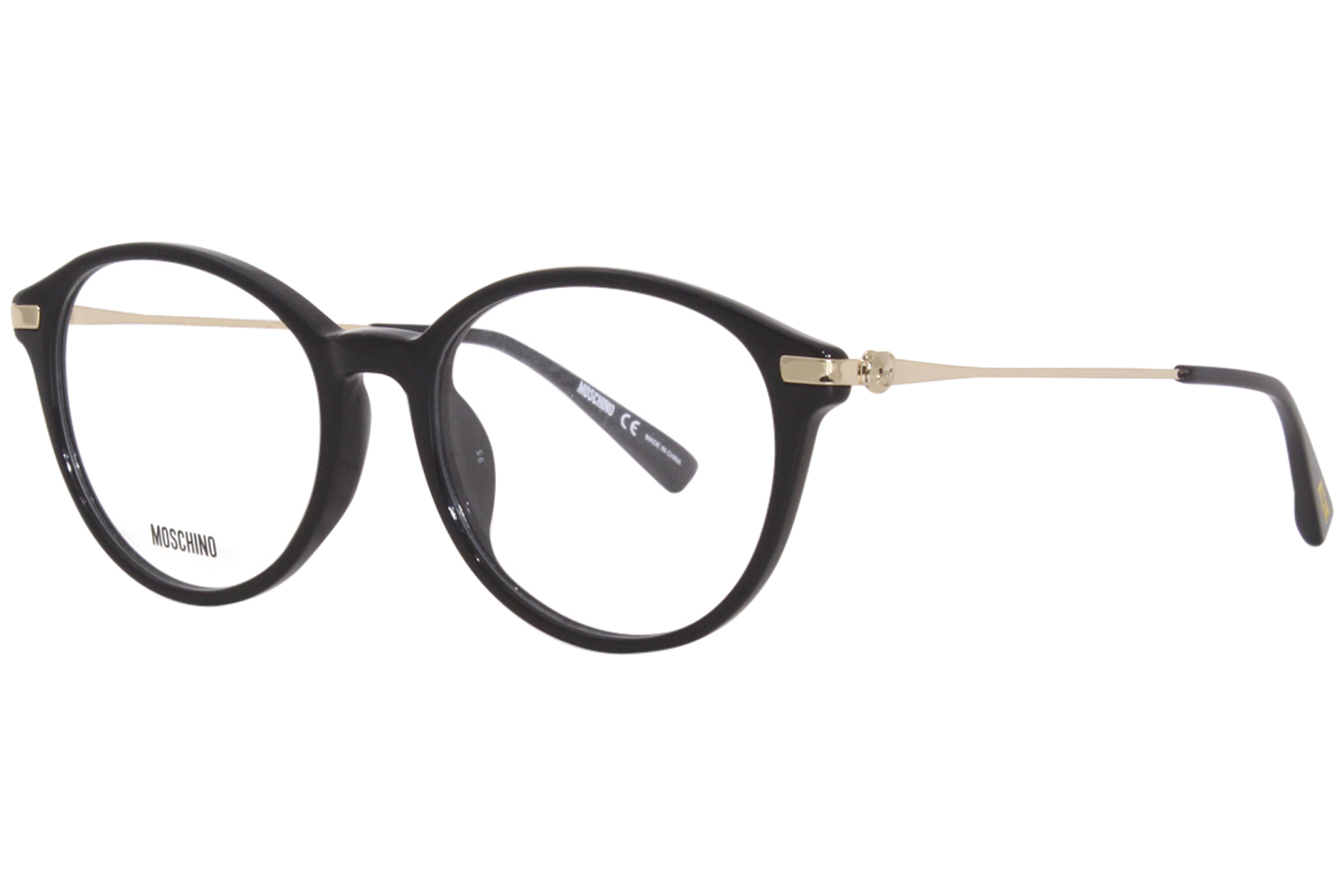 Moschino ラウントフレムメカネ MOS566F 086 Moschino MOS566/F Eyeglasses Women's Full Rim Round Shape