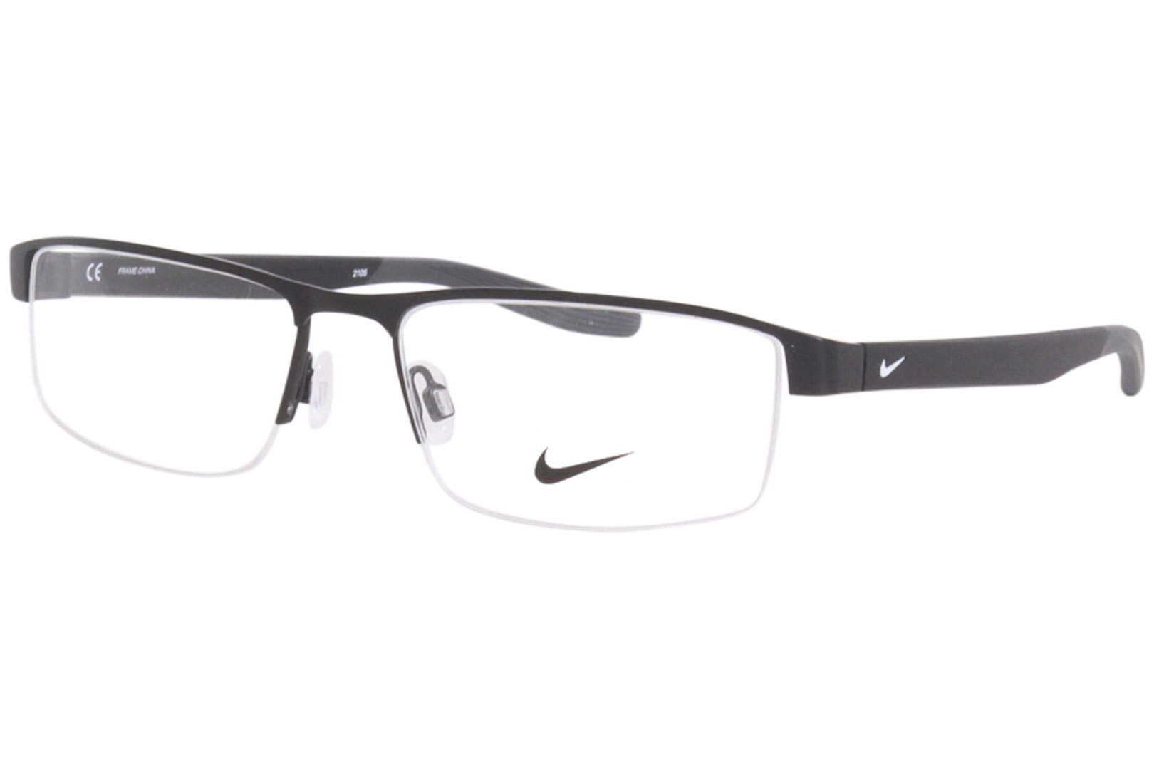 Nike Eyeglasses Men's 8137 001 Satin Black 5517145mm