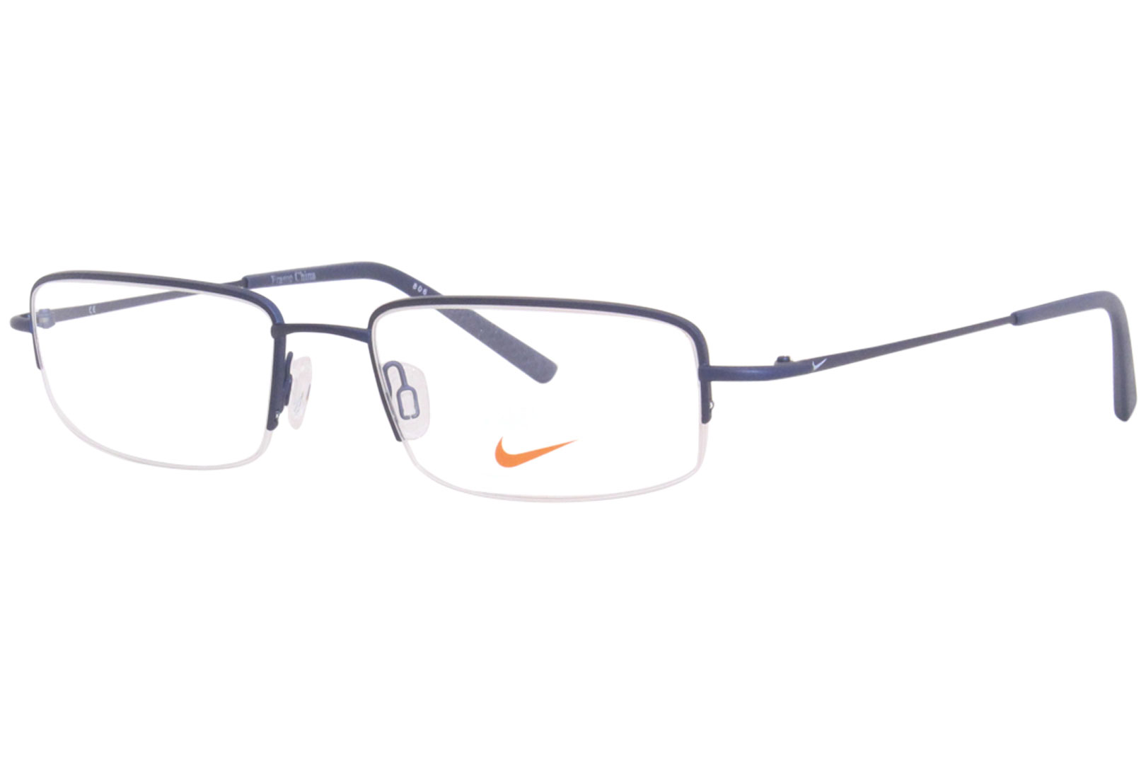 Bezit Blauwe plek Verrassend genoeg Nike Eyeglasses Frame Men's 8179 410 Satin Navy 55-19-140 | EyeSpecs.com
