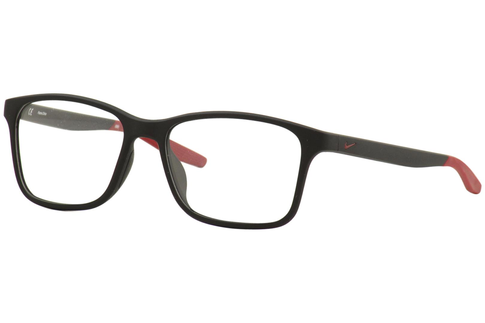 Nike Men's Eyeglasses 7117 006 Matte Black Full Rim Optical Frame 54mm ...