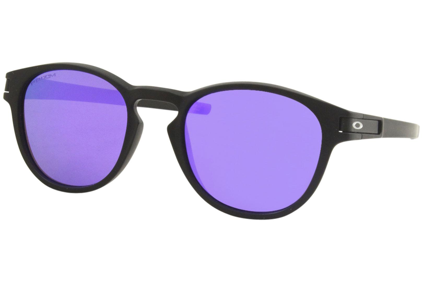 Overveje koloni Hvile Oakley Latch OO9265 5553 Sunglasses Men's Matte Black/Prizm Violet Oval  Lenses | EyeSpecs.com