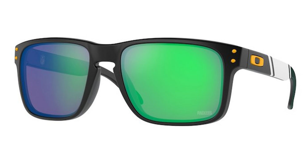 Oakley Holbrook rectangle sunglasses with black lens in black