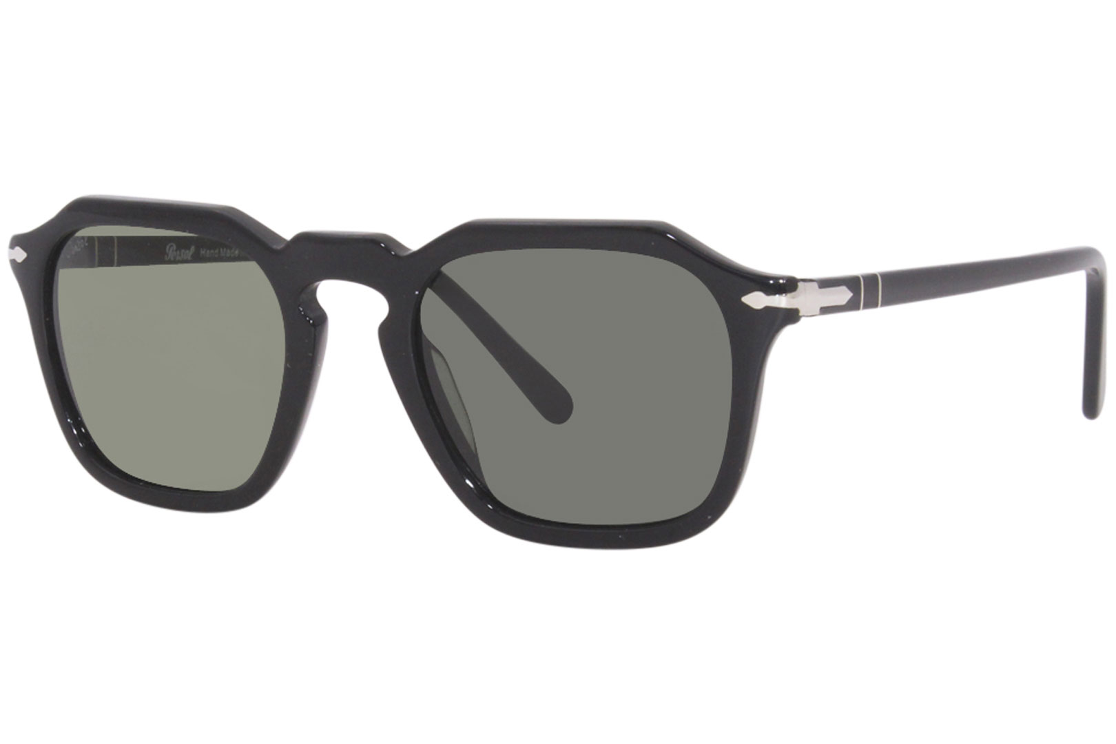 Persol 3292-S 95/31 Sunglasses Black/Green Square Shape 50