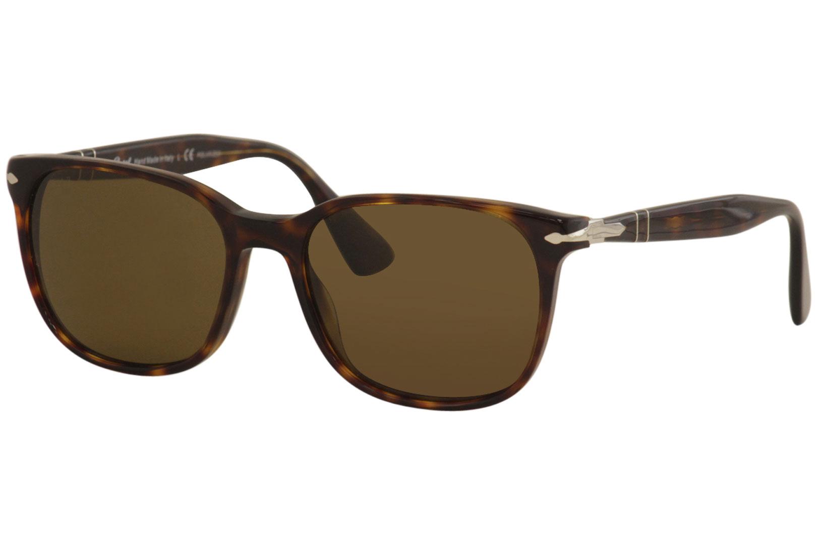Persol Men s PO3164S PO 3164 S 24 57 Havana Square Polarized