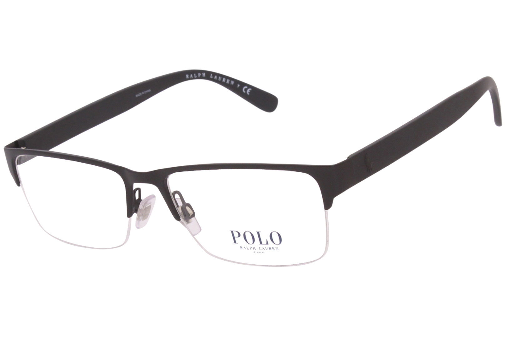 Agurk Pakistan i morgen Polo Ralph Lauren Men's Eyeglasses PH1164 PH/1164 Half Rim Optical Frame |  EyeSpecs.com
