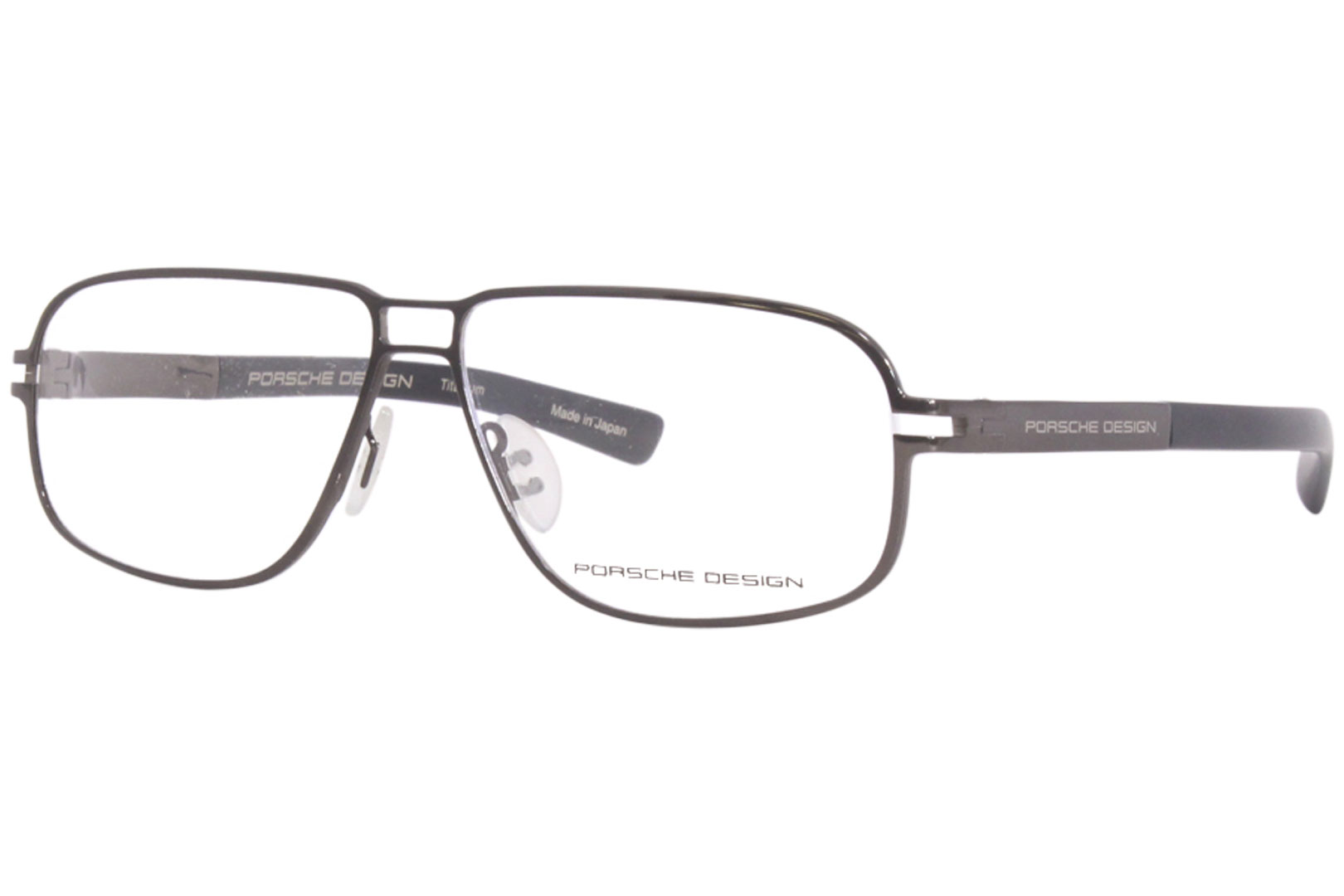 Porsche Design 8193-C Titanium Eyeglasses Men's Black Full Rim 58-12 ...