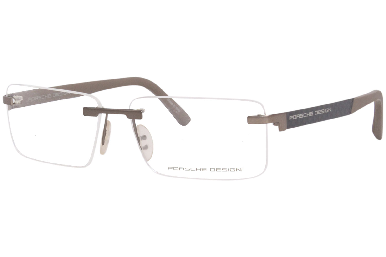 Porsche Design Men's Eyeglasses P'8236 P8236 S2 Rimless Optical Frame ...
