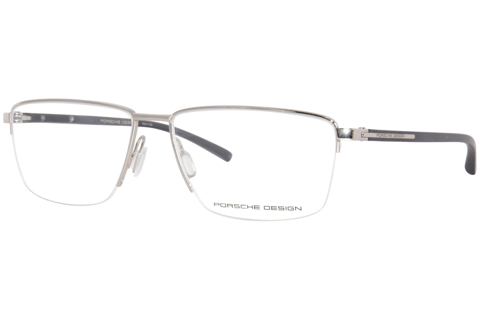 Porsche Design P8399-B Eyeglasses Men's Palladium Semi Rim Rectangle ...
