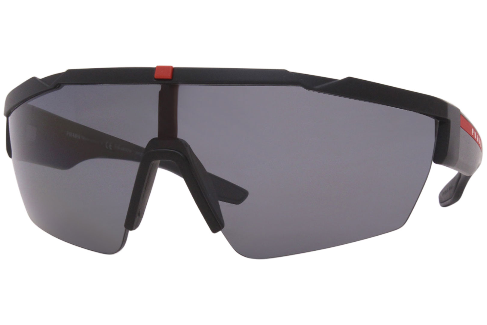 Prada Linea Rossa SPS-03X Sunglasses Men's Shield Shape Prada Linea Rossa SPS-03X Sunglasses Men's Shield Shape