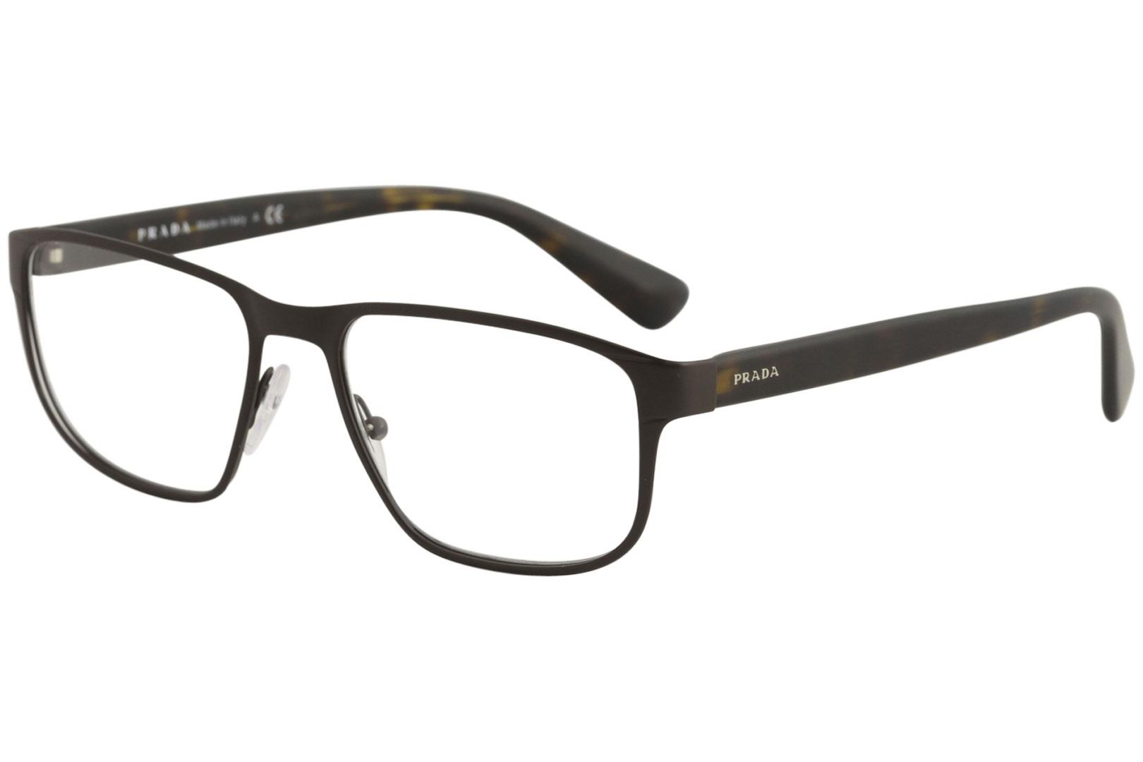 Prada Men's Eyeglasses VPR56S VPR/56/S Full Rim Optical Frame 