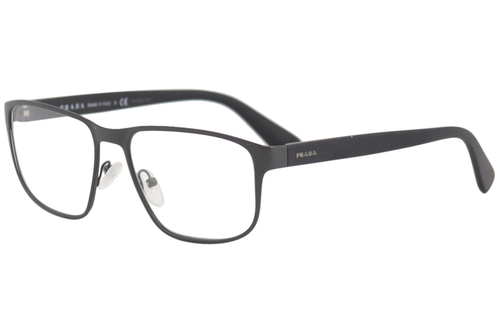Prada Eyeglasses VPR56S VPR/56/S TKM/1O1 Matte Grey Full Rim