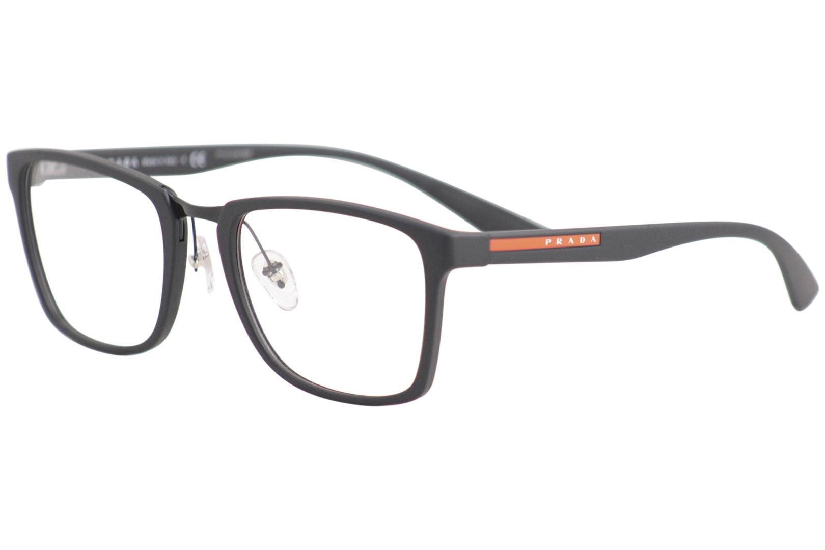 Prada Men's Linea Rossa Eyeglasses VPS06L VPS/06/L Full Rim Optical Frame |  