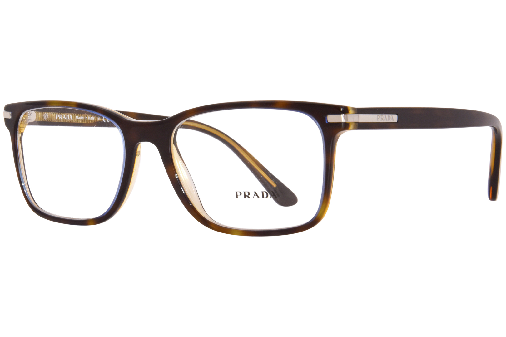 Prada PR-14WV ZXH1O1 Eyeglasses Men's Moro Turquoise Prada PR-14WV ZXH1O1 Eyeglasses Men's Moro Turquoise