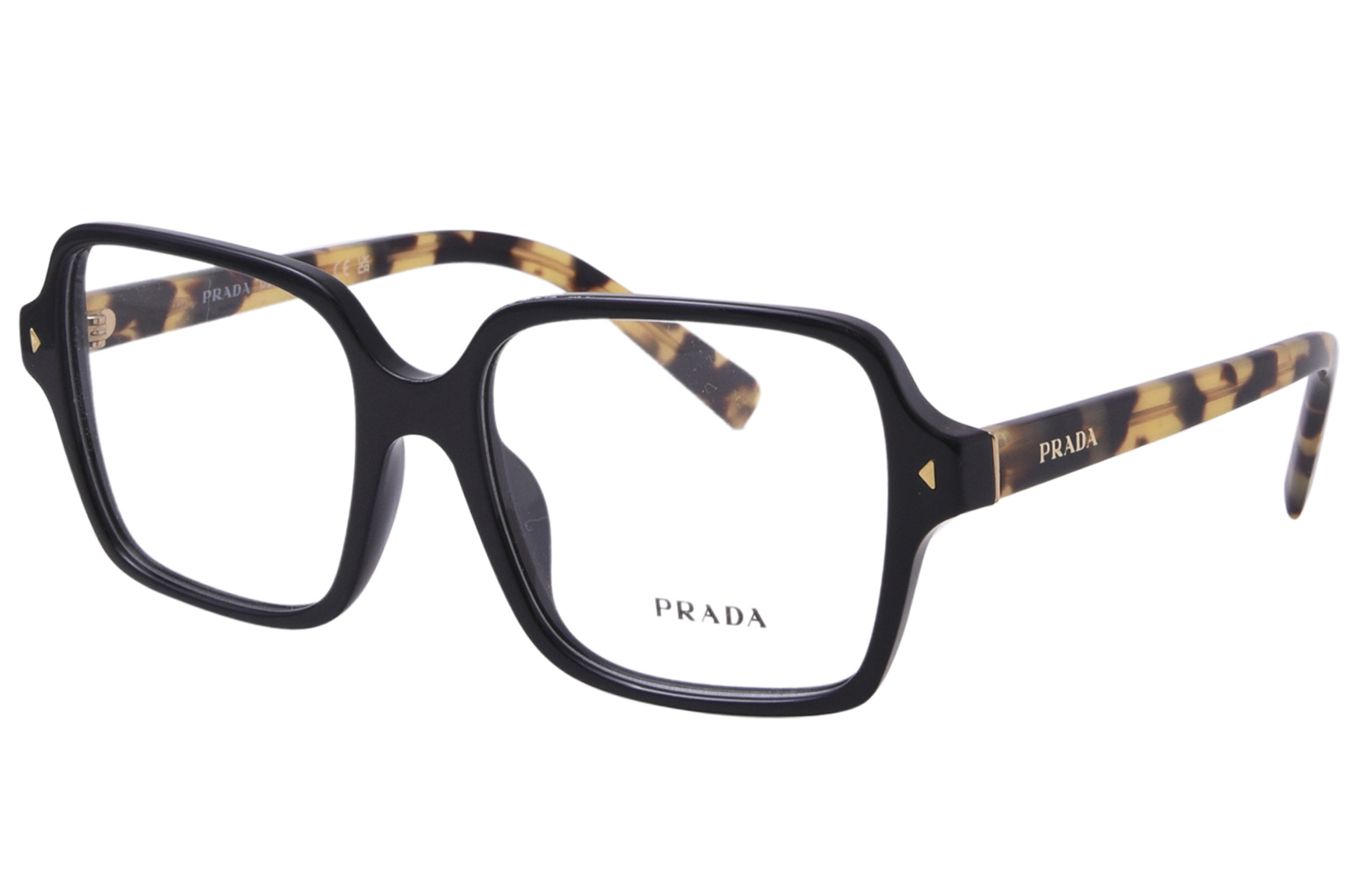 Prada PR A02V 3891O1 Eyeglasses Women's Black Full Rim