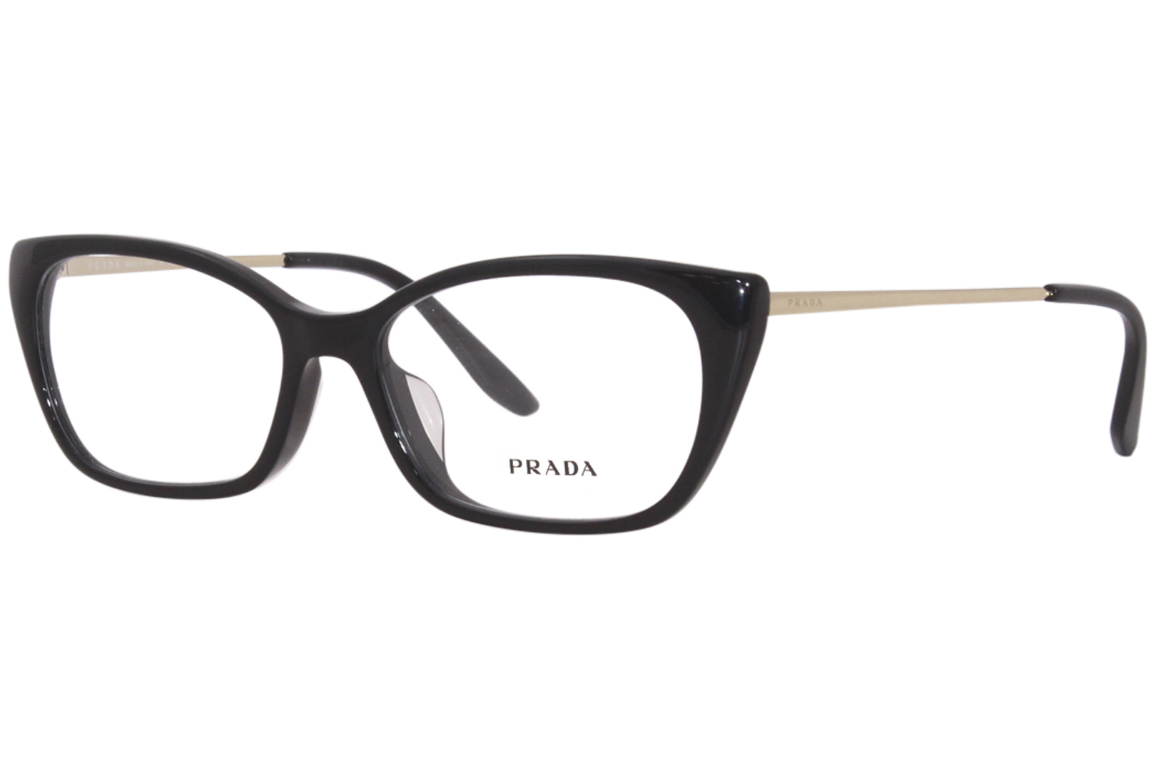Prada VPR-14X Eyeglasses Women's Full Rim Cat Eye | EyeSpecs.com