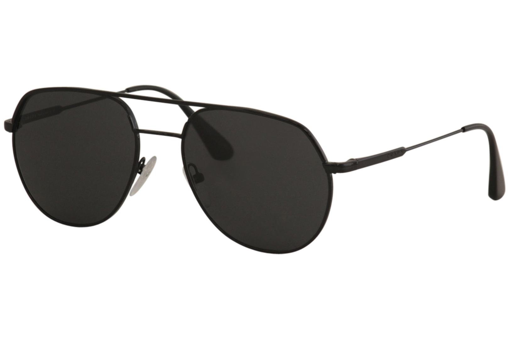 Prada Men s SPR55U SPR 55 U Fashion Pilot Polarized Sunglasses