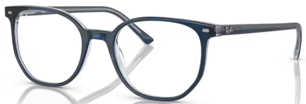 Ray Ban Elliot RX5397 8324 Eyeglasses Blue/Transparent Blue