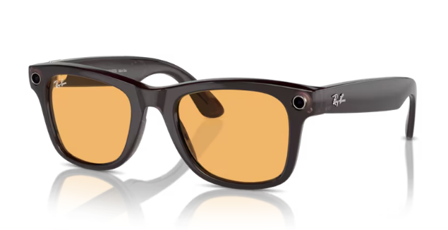 まページ Ray-Ban RW4008 53MM Ray-Ban Meta Wayfarer Large AI Glasses