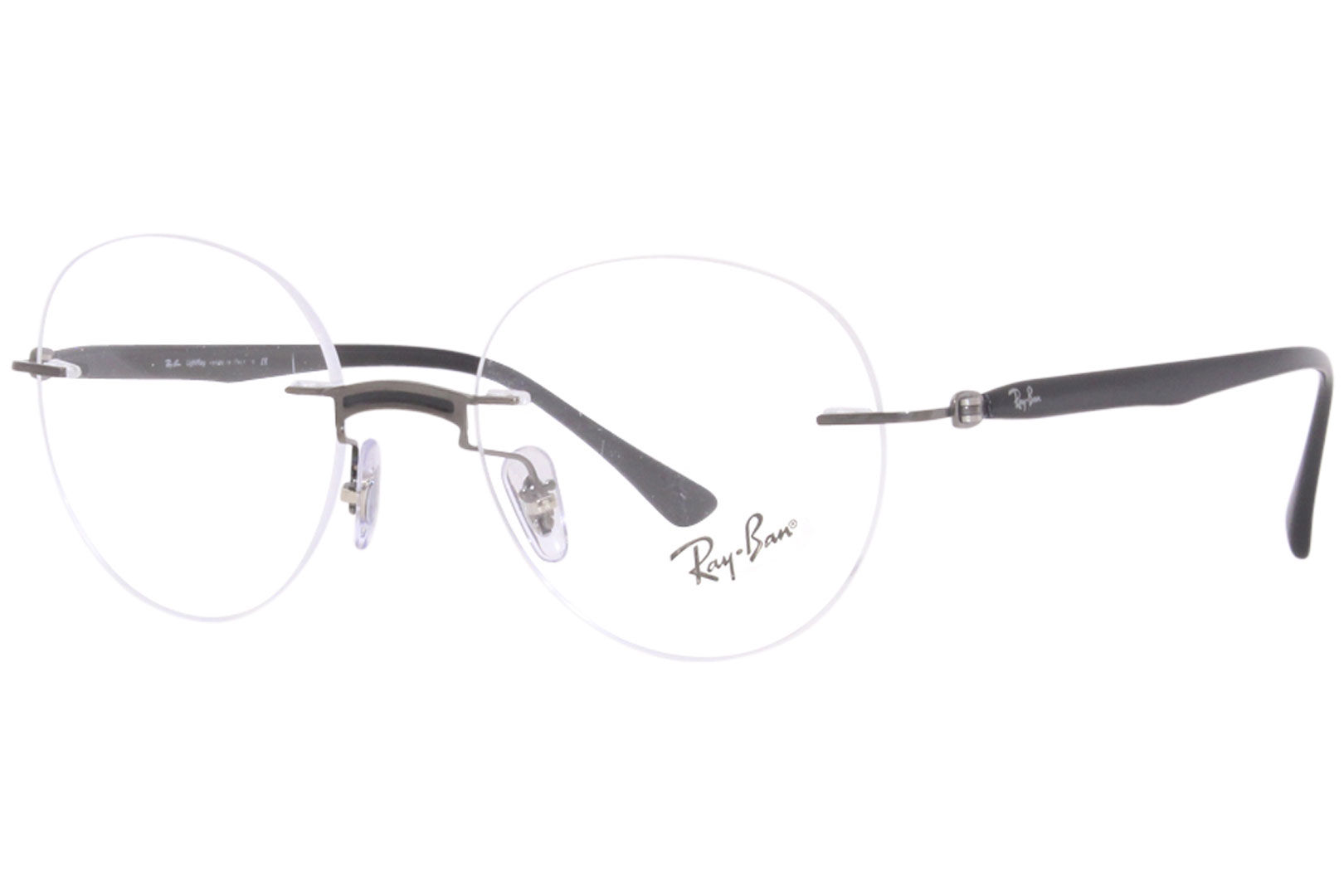 Ray Ban RB8768 Eyeglasses Frame Men's Rimless Round 