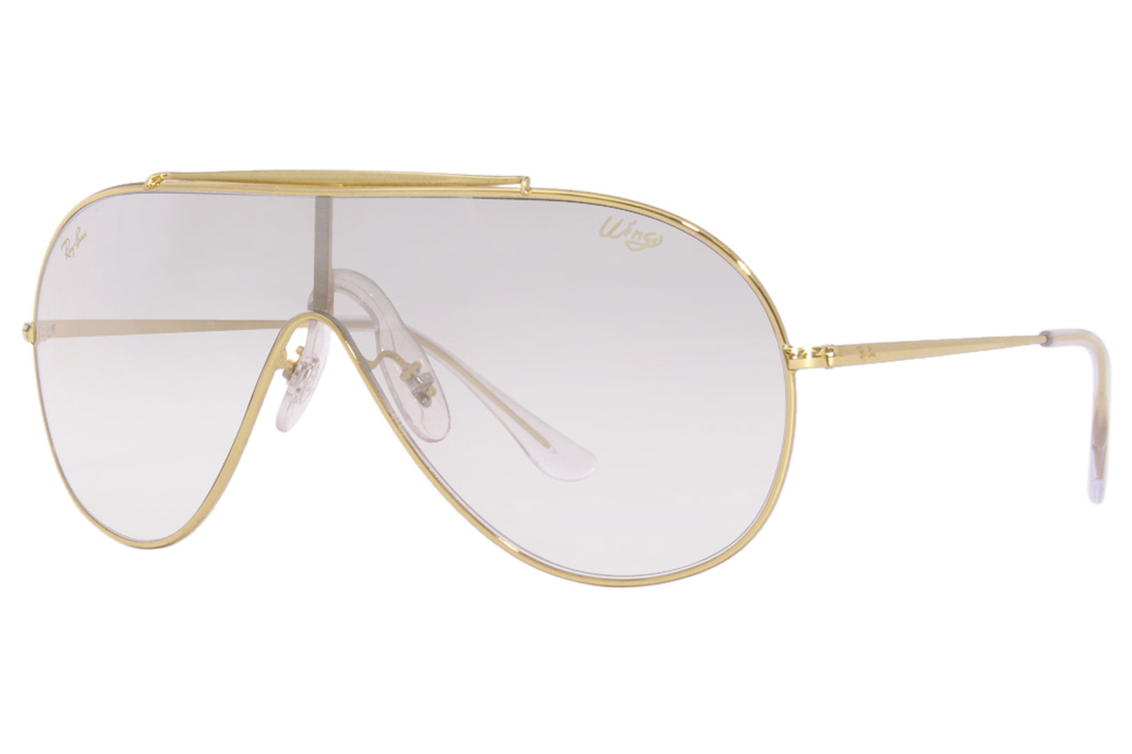 Ray Ban Wings RB3597 9196/6I Sunglasses Men's Gold/Clear/Silver 33-133-140  