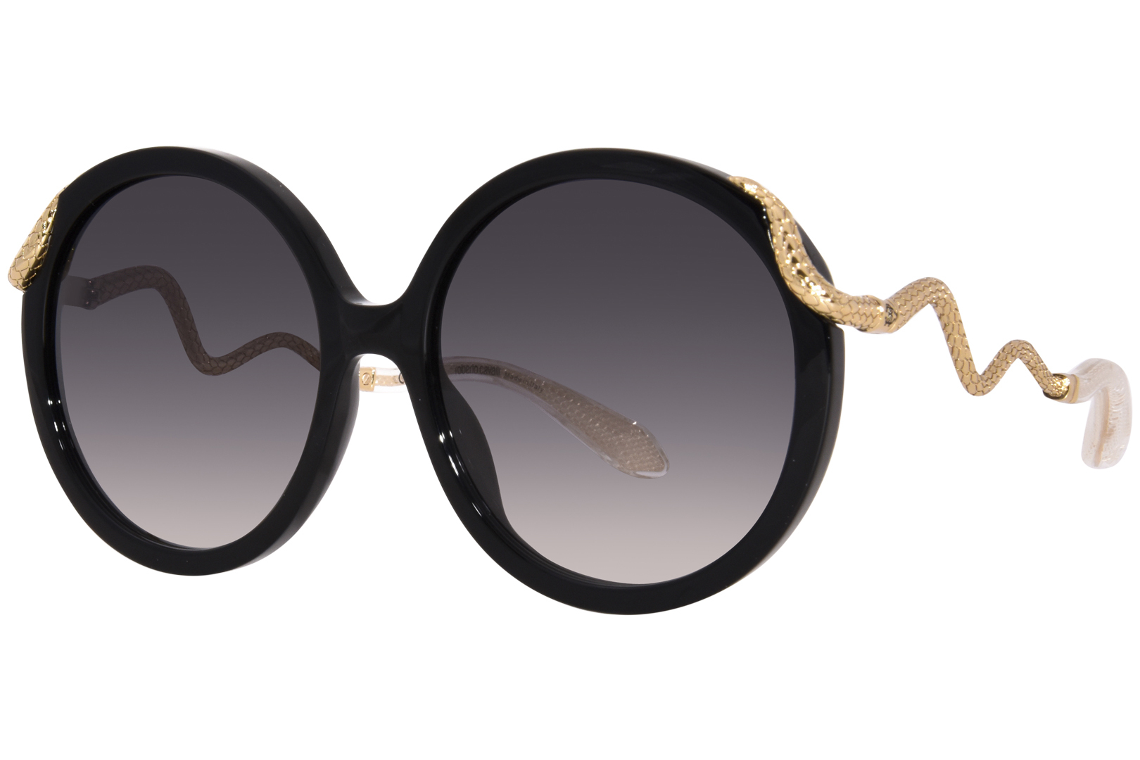 Roberto Cavalli SRC004 0700 Sunglasses Women's Black/Grey