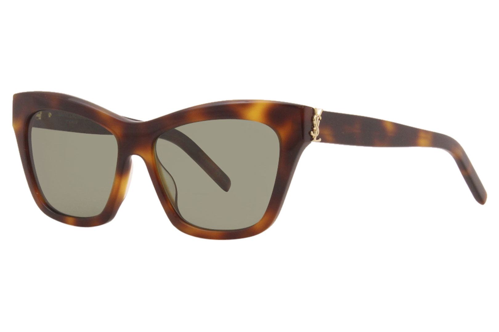 Saint Laurent Monogram Hinge Narrow Cat Eye Sunglasses