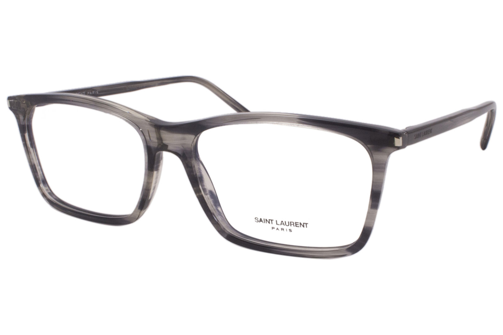 Saint Laurent Eyeglasses SL296 011 Grey Horn 57-17-150mm
