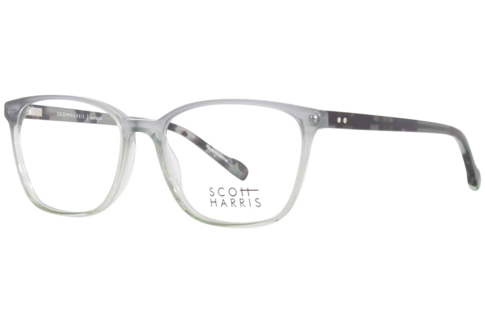 Scott Harris SH-812 C1 Eyeglasses Women's Sage/Mint Full Rim Oval Shape  54mm